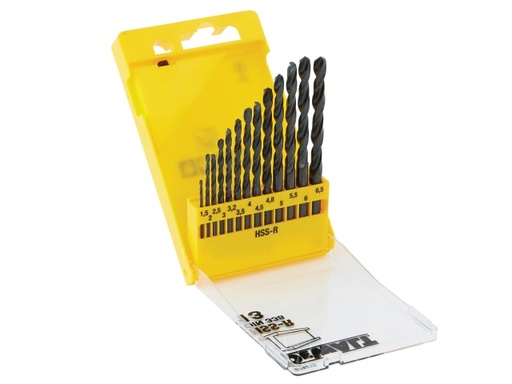 [DEWDT5912QZ] DT5912 HSS Jobber Drill Bit Set, 13 Piece
