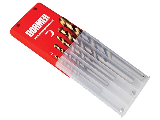 [DORA08910] A08910 Set A002 HSS TiN Coated Jobber Drill Set of 5 4.0-10.0