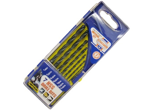 [FAIF7PSET] HSS Drill Bit Set of 7 1/16-1/4 x 1/32