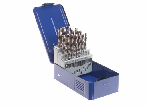 [FAIMSET25PRO] HSS Drill Bit Set of 25 M2 1 - 13mm & Case