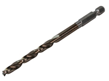 [FAIQC400C] HSSE M35 Cobalt Quick-Change Impact Drill Bit 4.0mm OL:91mm WL:43mm
