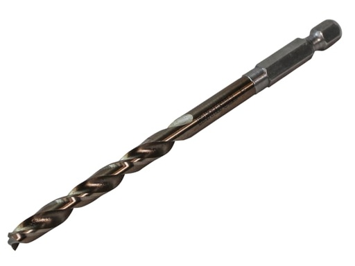 [FAIQC600C] HSSE M35 Cobalt Quick-Change Impact Drill Bit 6.0mm OL:109mm WL:57mm