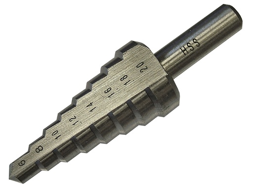 [FAISD620] HSS Step Drill Bit 6-20mm