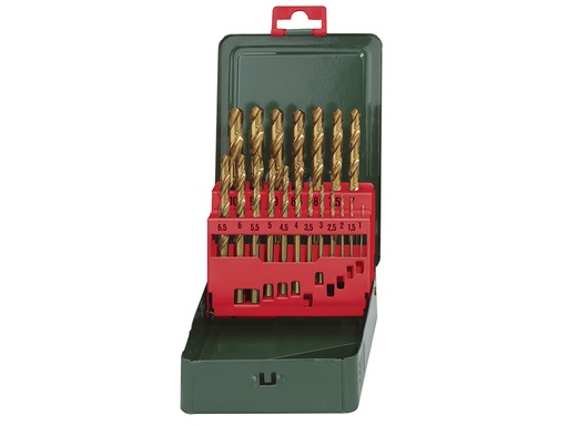 [MPT627156] HSS-Tin Drill Bit Set, 19 Piece