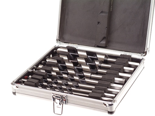 [FAICASET8] Combination Wood Auger Bit Set, 8 Piece 6-25mm