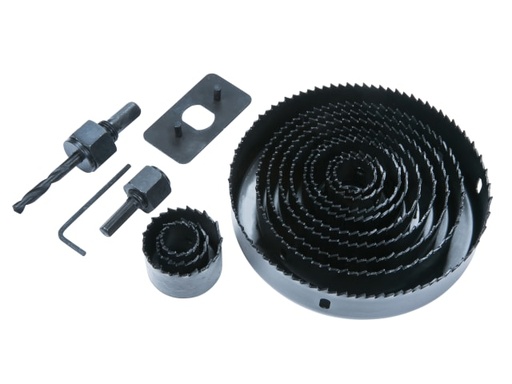 [B/S20509] Multi Holesaw Set, 16 Piece 19-127mm