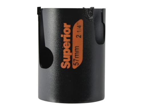 [BAH383357C] Superior Multi Construction Holesaw Carded 57mm