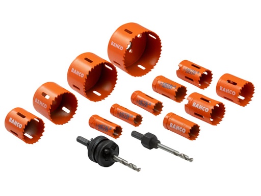 [BAH3834122PB] Plumber's Bi-Metal Holesaw Set, 14 Piece