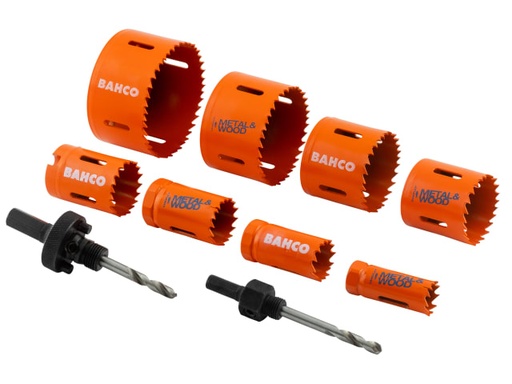 [BAH383482EL] Electrician's Bi-Metal Holesaw Set, 10 Piece