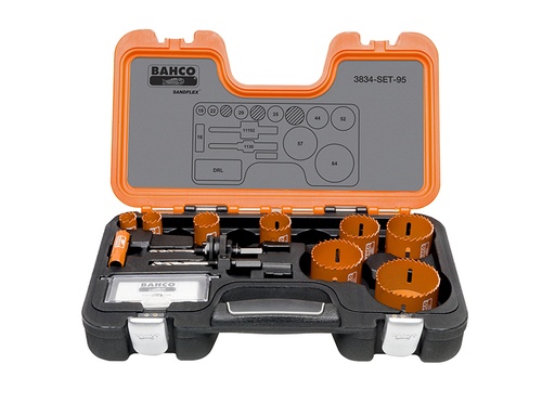 [BAHHSSET95] Professional Holesaw Set 3834-95 Sizes: 16-64mm