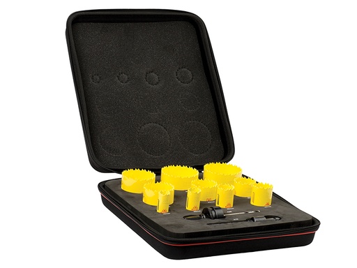 [STRKDC10022] KDC10022 Deep Cut Bi-Metal Deluxe Plumber's Holesaw Kit, 12 Piece