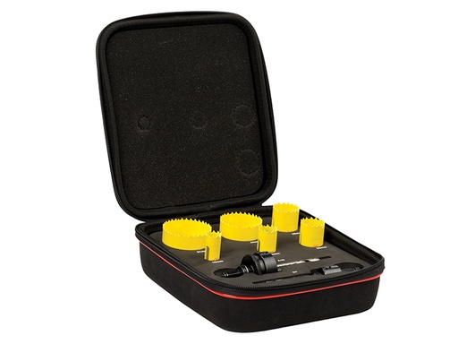 [STRKFC06022] KFC06022 Fast Cut Bi-Metal Electrician's Holesaw Kit, 8 Piece