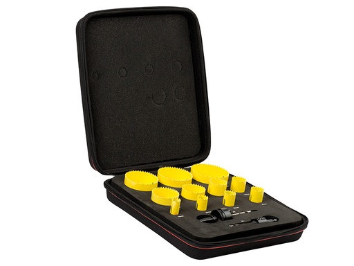[STRKFC11021] KFC11021 Fast Cut Bi-Metal Deluxe Electrician's Holesaw Kit, 13 Piece