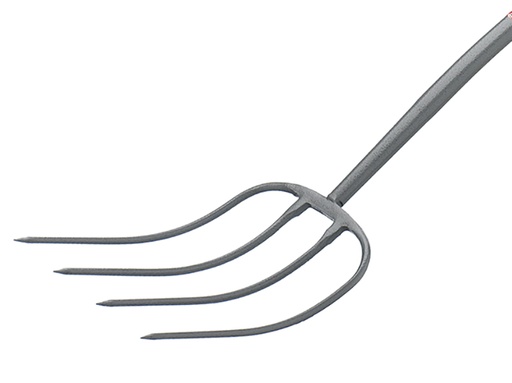 [BULBMFT] All-Metal 4-Prong Manure Fork T-Handle