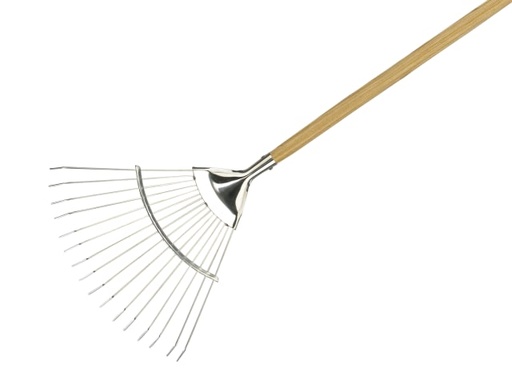 [K/S70100062] Stainless Steel Lawn & Leaf Rake, FSC®