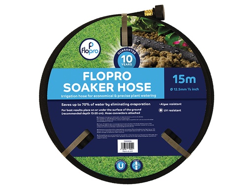[FLO70300036] Flopro Soaker Hose 15m 12.5mm (1/2in) Diameter