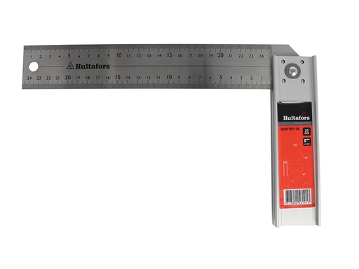 [HULQUATTRO25] Quattro Adjustable Try Square 250mm (10in)