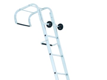 [ZAR100622] Industrial Roof Ladder 2-Part 1 x 11 & 1 x 12 Rungs 7.27m