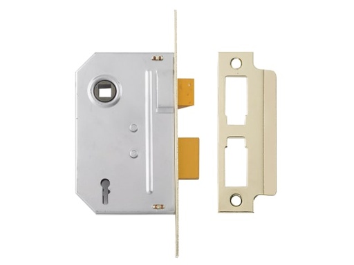 [YALPM320PB25] PM320 3 Lever Mortice Sashlock Polished Brass 65mm 2.5in