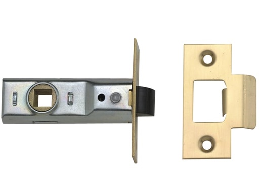 [YALPM888PB25] M888 Tubular Mortice Latch 64mm 2.5in Polished Brass Visi Pack of 1