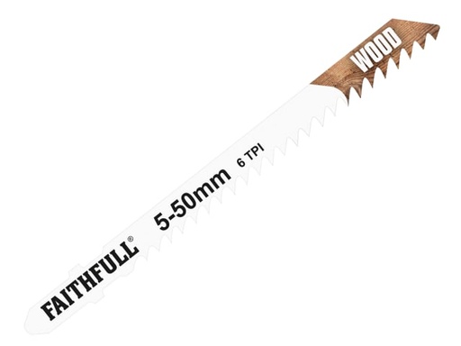 [FAIJBT144D] Wood Jigsaw Blades Pack of 5 T144D