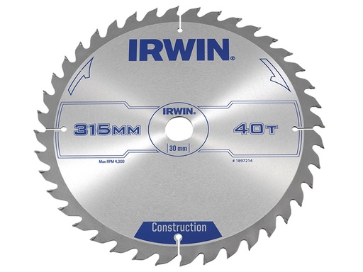 [IRW1897214] General Purpose Table & Mitre Saw Blade 315 x 30mm x 40T ATB