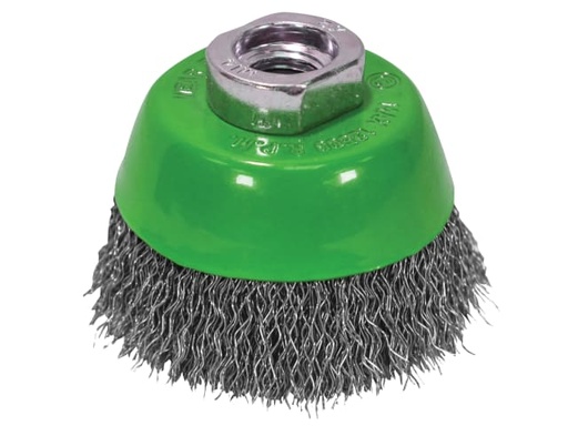 [FAIWBC75S] Wire Cup Brush 75mm M14x2, 0.30mm Stainless Steel Wire