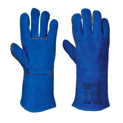 [Portwest A510BLU] A510 Welders Gauntlet - Blue