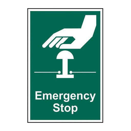 [HBS 12048] Emergency stop - SAV (200 x 300mm)