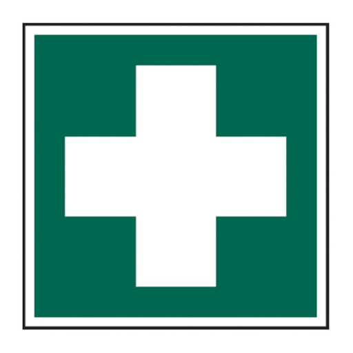 [HBS 14327] First Aid symbol - SAV (100 x 100mm)