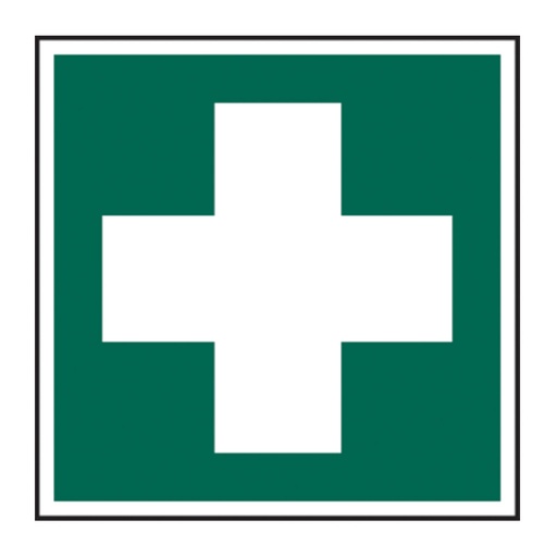 [HBS 12366] First Aid symbol - SAV (50 x 50mm)
