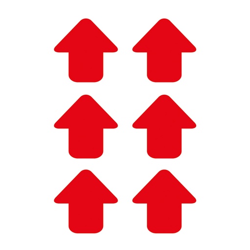 [HBS 16051] Red Arrows - R9 Floor Signals (90mm x 90mm) Pack of 100
