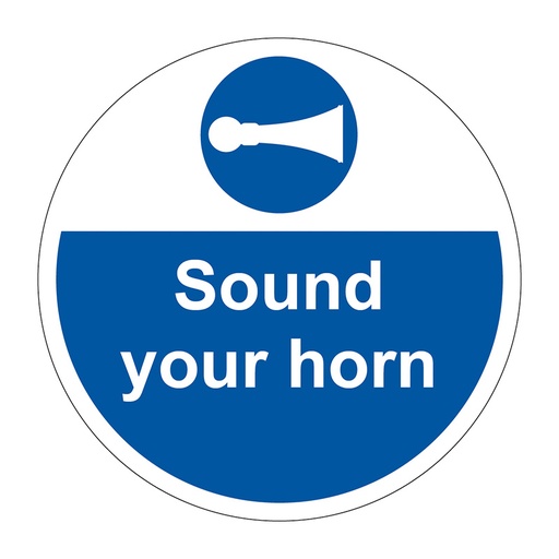 [HBS 16001] Sound Your Horn - R9 Floor Graphic (400mm dia.)