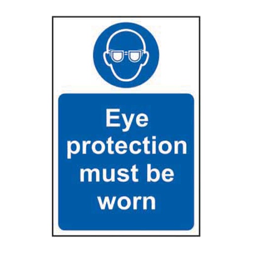 [HBS 11444] Eye protection must be worn - SAV (400 x 600mm)