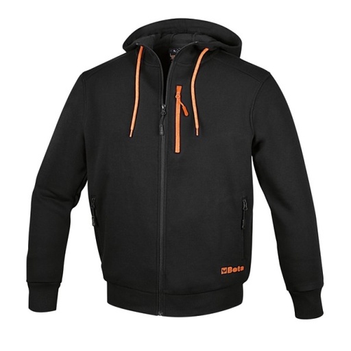 [7665N] BETA 7665N Hoodie, long-zipped