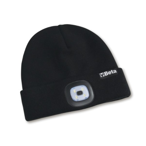 [7980L] BETA 7980L New Winter cap with LED light, rechargeable