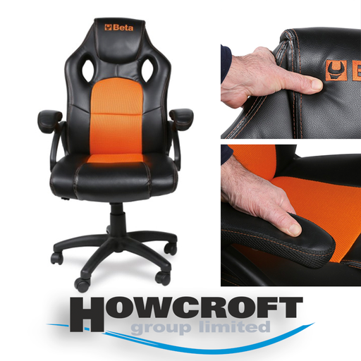 [9563G] BETA Tools 9563G Executive Office Swivel Chair with Arms