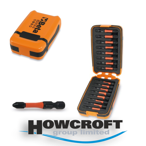 [862XP/A] BETA Tools 862XP/A16 Set of 16 impact bits in pocket-size case