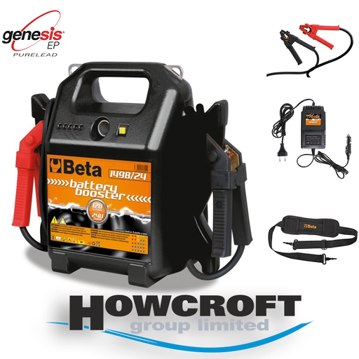[1498/24] BETA Tools 1498/24 Portable car and commercial vehicle starter, 12-24V Pickup current: 4200A (12V) - 2100A (24V)