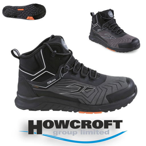 BETA Tools 7357G 0-Gravity PPE Safety Polymer Toe Cap Boot, ultra lightweight, made of water-repellent microfibre EVA Foam TPU Inserts UK 5-13