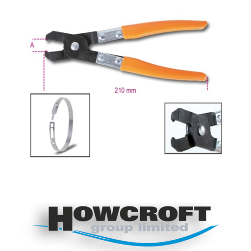 [1473P] BETA Tools 1473P Clamp Pliers OETIKER® 210mm Jaw Max 53mm low-profile collars