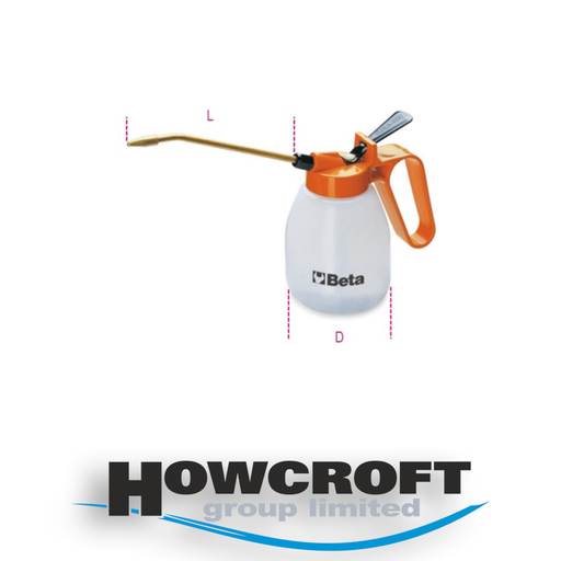 [1752 500] BETA Tools 1752 Plastic Pressure Oil Can / Rigid Spout 500cc 017520005 ISO22-68