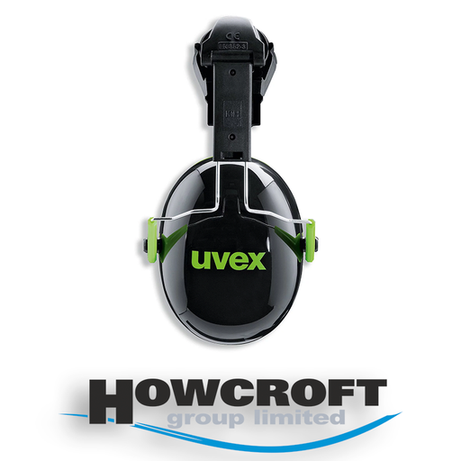 [K1H] uvex K1H helmet attachment earmuffs 27 decibels insulation suspension system