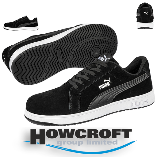 [Iconic Suede Navy Low] PUMA Iconic Suede Navy Low S1PL ESD Safety shoes sneakers trainers 