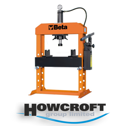 [3027N 10] Beta Tools 3027N 10 Hydraulic bench press with moving piston, 10T,  Manual 2-speed pump