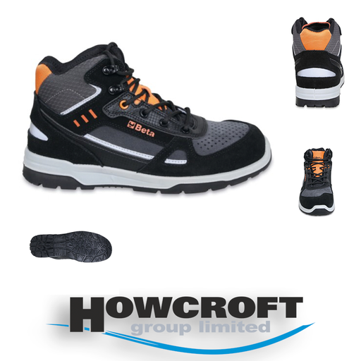 [7318AN] Beta Tools 7318AN Suede & microfibre safety boots, water-repellent, carbon inserts. UK 2.5-13