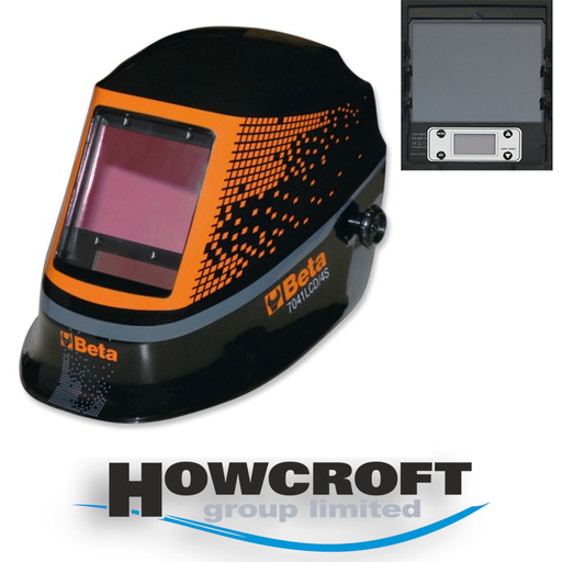 [7041LCD/4S] Beta Tools 7041LCD/4S Auto-Darkening LCD mask, for electrode welding; MIG/MAG; TIG and plasma.