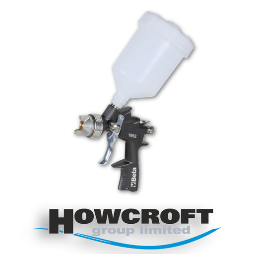 [1952] Beta Tools 1952 Professional paint spray gun, Die-cast aluminum body, 3/8M BSP thread, Body thread: 1/4" BSP cylindrical gas thread