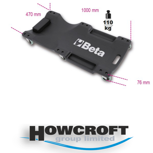 [3003] Beta Tools 3003 Creeper made of shockproof plastic