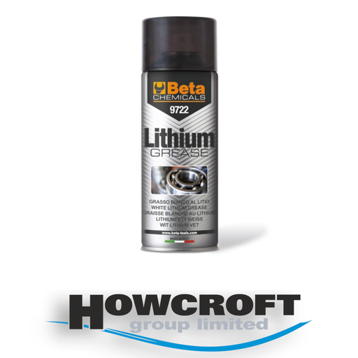 [9722] Beta Tools  9722 Lithium Grease White lithium grease, Ideal for lubricating gears, bearings and joints.